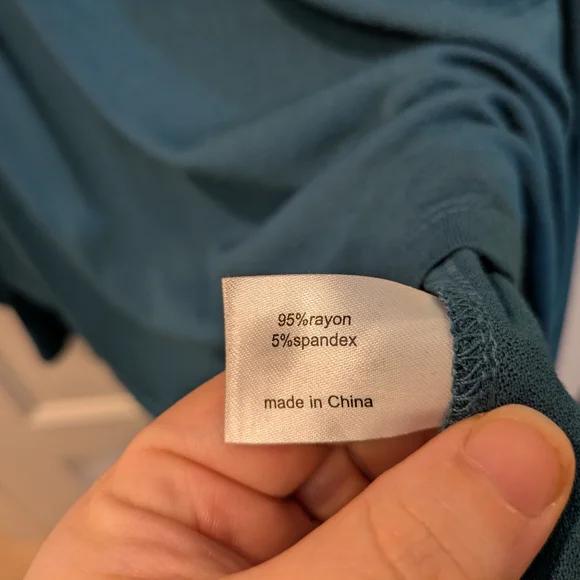 Lane Bryant Teal Swing Tunic Top - Picture 6 of 11